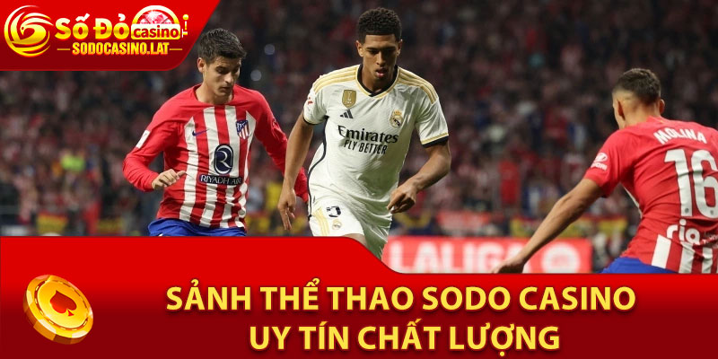 Sảnh thể thao Sodo Casino uy tín, chất lượng